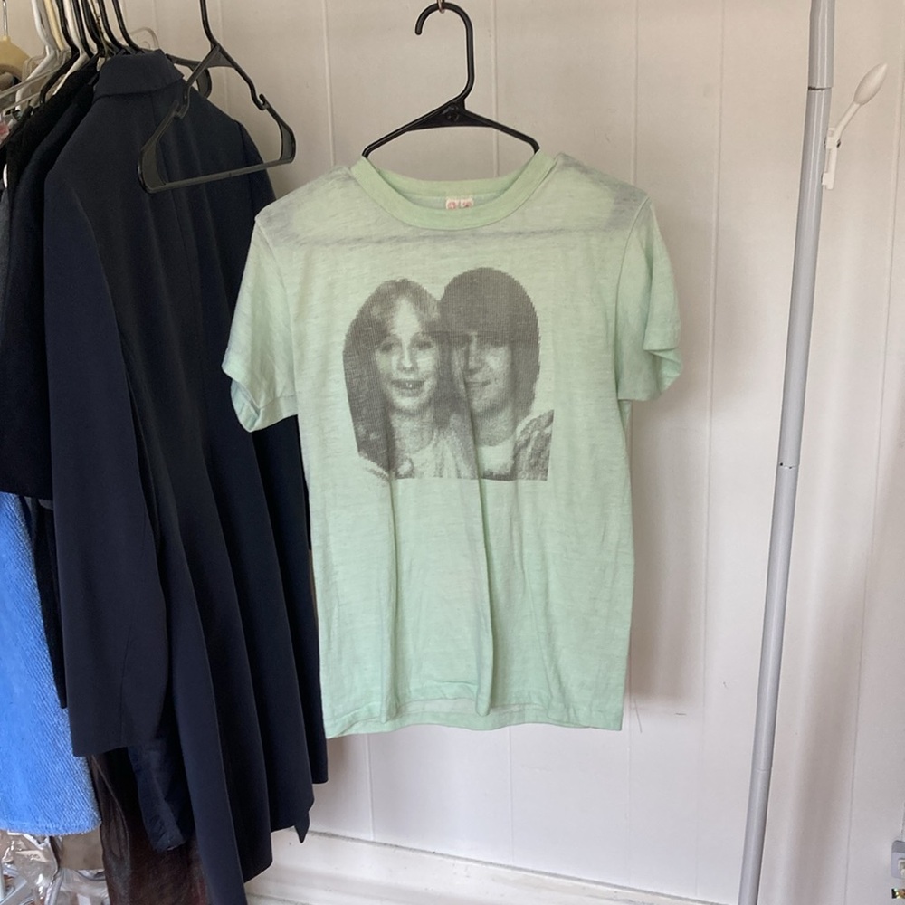 RARE Vintage Graphic Tee in Light Green